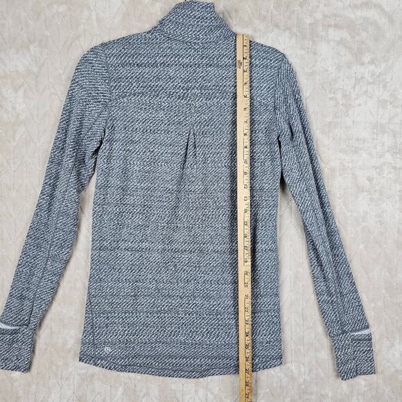 Lululemon Outrun 1/2 Zip 6 Heathered Athletic Gym Stretch Comfort Sweat Wicking - Picture 5 of 6